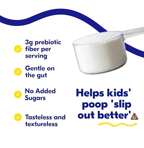 Begin Health Growing Up® Prebiotics for Kids | Daily Prebiotic Fiber Supplement with 2'-FL HMO | Supports Regularity & Gut Health | Unflavored Powder | Ages 1+ | 56 Servings