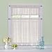 Arm and Hammer 13297056X036IVY Curtain Fresh Odor-Neutralizing 56-Inch by 36-Inch Tiers Set, Ivory