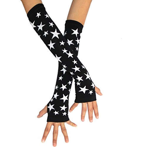 ColorFino Fingerless Arm Warmers Fingerless Gloves Cosplay Gloves