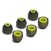 ITIS 3 Pairs Medium Replacement Silicone Eartips Earbuds For JayBird BlueBuds X, X2 Bluetooth Sport Headphones With ITIS Cable Clip