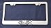 Jesus Fish Spiritual Love 3d Emblem Stainless Steel License Plate Frame Chrome, New