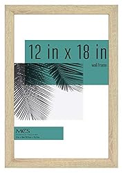 MCS Studio Gallery Frame, Natural Woodgrain, 12 x