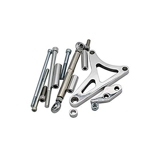Aluminum Alternator Bracket Kit,Billet Polished Mounting Generator Bracket Accessories Kit For