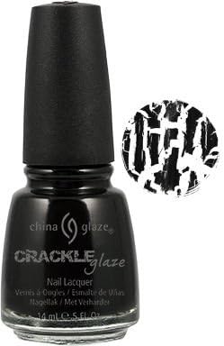 China Glaze Crackle Glaze Nail Polish Black Mesh 0 5 Oz Amazon Ca Beauty