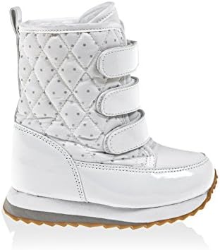 Yoopi Kid's Snow Boot, White, 25 M EU/8.5 M US Toddler