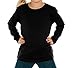 Kavio! Toddlers Crew Neck Long Sleeve Black 2T