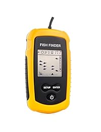 Venterior, ecosonda portátil, con sensor transductor cableado y pantalla lcd