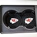 2 Pack 2.75 inch for Kansas City Chiefs Car Interior Accessories Anti Slip Cup Mat for All Vehicles (Kansas City Chiefs)