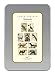Cavallini Animals Carte Postale, 18 Postcards per Tin