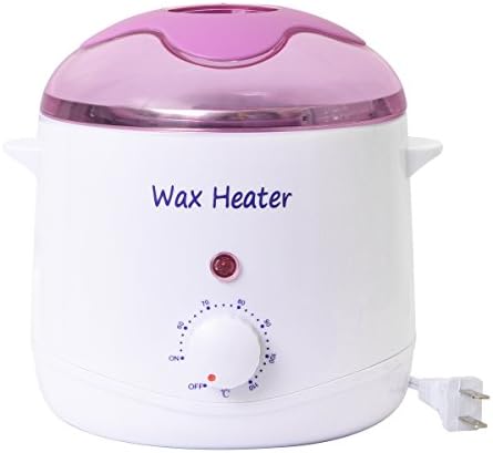 Byingo 400cc Small Hair Removal Wax Warmer Electric Thermostatically Controlled Fast Heater Melt Portable Electric Melting Pot for Hands Feet Face Melting For Girls & Women & Men