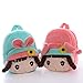 Gloveleya Kid's Angela Girl Cartoon Plush Backpack School Shoulder Bags Green 8'' for 1-3 Years Old Kids