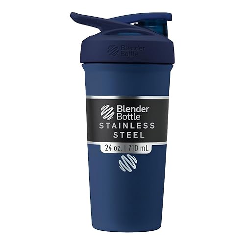 BlenderBottle Sport Insulated Stainless Steel Shaker Bottle with