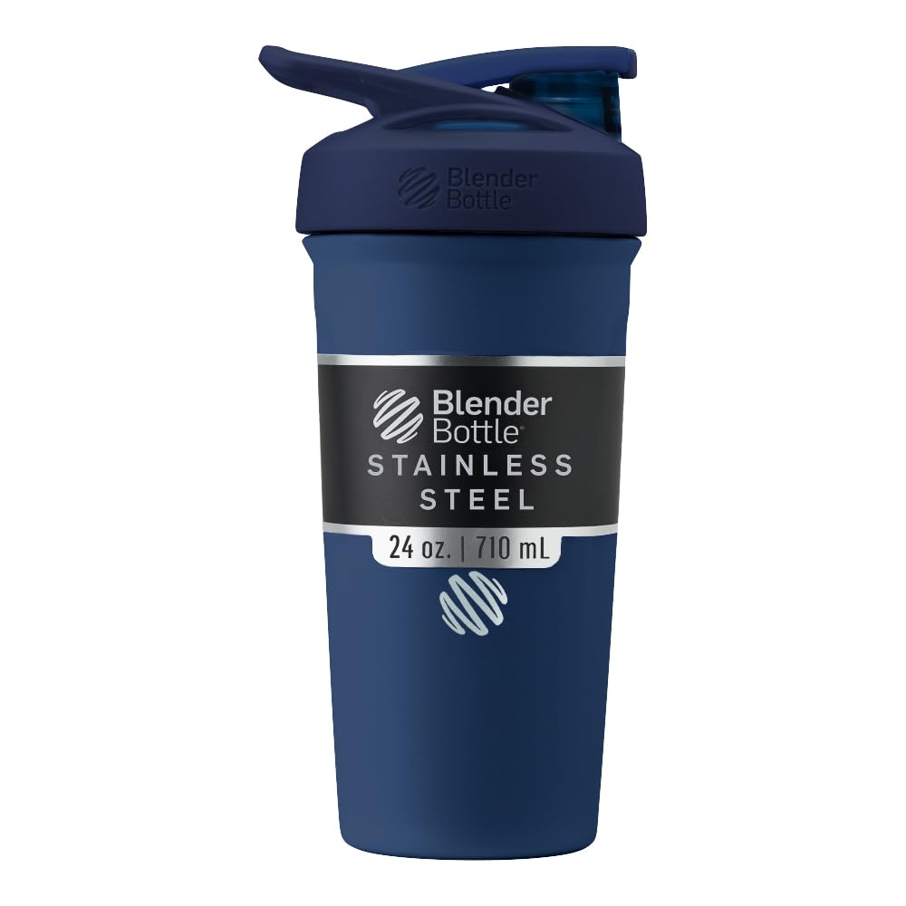BlenderBottle Sport Insulated Stainless Steel Shaker Bottle with