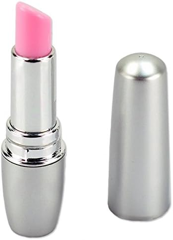 ShowJade Hot Lipstick Vibrator Silicone Adult Sex Massage Toy (Silver)
