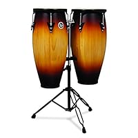 Latin Percussion LP City Wood Congas 10" & 11" Set - Vintage Sunburst