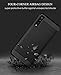 YYQUEEN Galaxy A7 2018 Case with Screen Protector, Galaxy A7 2018 Case, A750 / A8 Plus 2018 Case, Slim Carbon Fiber and Anti-Shock and Anti-Slip Cover for Samsung Galaxy A7 2018(Black)