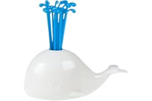 iplusmile Whale Fruit Fork Appetizer Pick Mini Cocktail Fork for for Halloween Appetizers