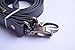 Wento 1pcs 43''-49'' Black PU Leather Straps Adjustable Bag Strap,Soft Leather Shoulder Straps,Replacement Cross Body Purse Straps,Handbag Bag Wallet Straps (Glossy Bronze)…