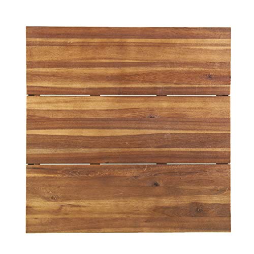 Furniture HotSpot High-top Outdoor Table - Wood Top with Metal Frame - Seats 2 to 4 People - Thumbnail 2