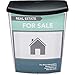 Deflecto 790901 Outdoor literature display box, clear with black lid, 10w x 4-1/2d x 13-1/8h