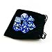 Nebula Polyhedral Dice Blue Complete 7pcs Set of d4 d6 d8 d10 d12 d20 d%