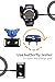 KKUP2U Dog Training Collar, Dog Shock Collar with Watch Remote, 3 Training Modes, Beep, Vibration and Shock, 100% Waterproof Dog Bark Collar, Up to 1000Ft Remote Range for Small Medium Large Dogs