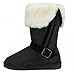 Women's Foldable Boots With Fur Lining