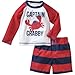 Child Of Mine By Carters Baby Toddler Boys Long Sleeve Rash Guard Swim Set Crab