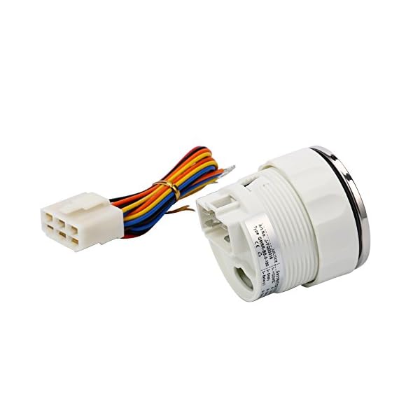 Amarine-made-Rudder-Angle-Indicator-Gauge-Dc-12v24v-52mm-Stainless-Steel-for-Car-Boat