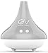 Earth Vibes Aromatherapy Essential Oil Diffuser 300ml - Premium Ultrasonic Aroma Humidifier Bacteria Cleaner - Auto Shut-Off & 7 Color LED Lights - BPA Free - Office Home Bedroom Living Room Study