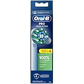 Oral B Cross Action Electric Toothbrush Replacement Brush Heads Refill, 4Count