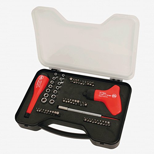Wiha 28291 Topra Ratchet, Socket and Bit Set, 57-Piece