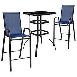 Flash Furniture Brazos Bar Table Set - 3 Piece