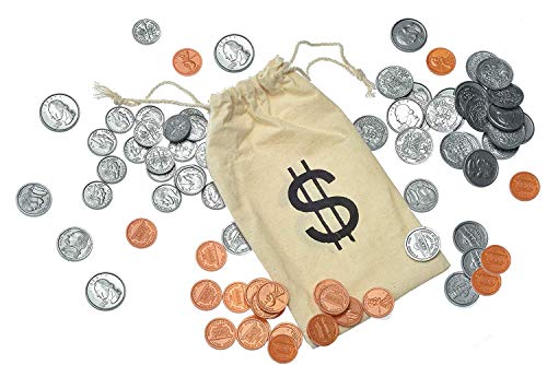 image for Budget Buddy Realisitic Pretend Play Money Set for Kids - 310 Two Side