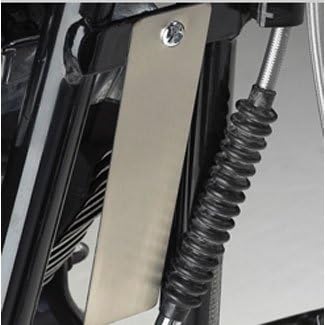 Cycle Visions CV-422C Down Tube Mount Chrome Military Sticker Plate For Harley-Davidson