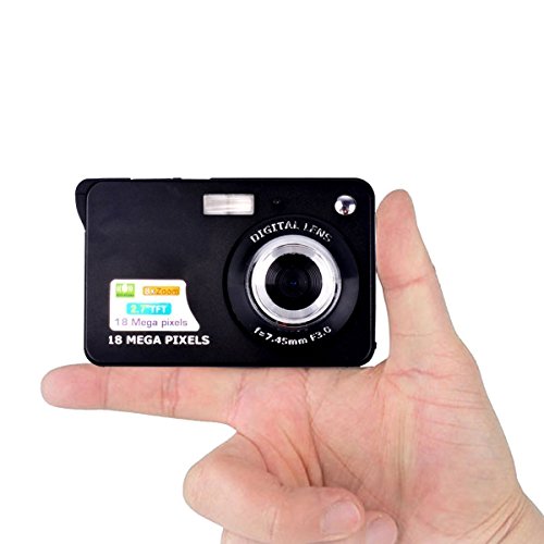 PowMax WW-49 2.7 Inch TFT 8X Optical Zoom 18MP 1280 X 720 HD Anti-shake Smile Capture Digital Video Camera(Blak)