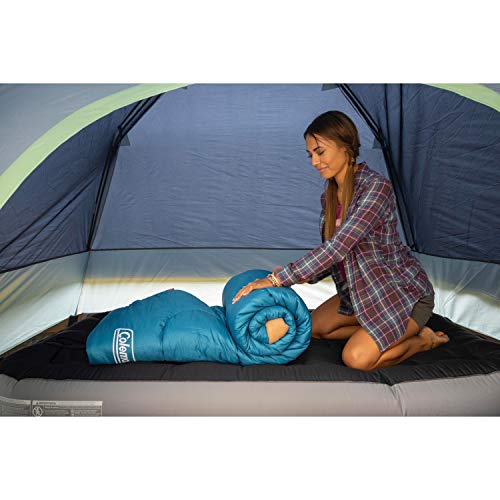 Coleman Brazos ColdWeather Sleeping Bag, 20°F/30°F Lightweight Camping