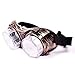 Light Up Glasses, Aomeiqi LED Glasses for Party Toys Halloween Christmas Rave Cos, LED Goggles for Kids Adults, Bronze