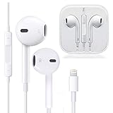 ZestyChef Earbuds, Microphone Earphones Stereo Headphones Noise Isolating Headset Fit Compatible with iPhone Xs/XR/XS Max/iPhone 7/7 Plus iPhone 8/8Plus/ iPhone X Earphones (1 Pack)