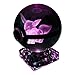 Pokemon Crystal Poke Ball Night Light with Crystal Base and Soft Cleaning Cloth (Eevee)