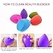 Copeak 10 Pcs Makeup Sponge Set Foundation, Flawless for Liquid, Cream and Powder, Multi-Purpose Cosmetic Applicator Puff for Effortless Blending