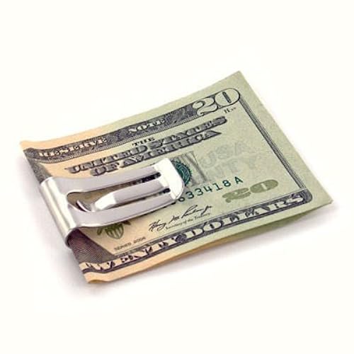 Custom Made Yiddish Proverb Money Clip Clothing, Shoes & Jewelry, Men, Accessories, Wallets, Card Cases & Money Organizers, Money Clips