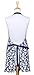 Yourtablecloth Kitchen Gift Set-1 Kitchen Apron, An Oven Mitt & A Pot Holder-2 Kitchen Dish Towels or Tea Towels-Ideal Cooking Gifts or Gift Ideas for Chefs-Suitable for Men & Women-Nautical Blue