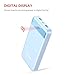 Yoobao M20Pro 20000mAh High Capacity Rechargeable Power Bank External Battery Pack Powerbank Charger (Lightning & Micro Dual Input) for iPhone 8 7 Plus 6 5s iPad Pro Samsung Galaxy Note & More - Blue