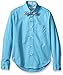 IZOD Boys' Long Sleeve Button-Down Collared Dress Shirt with Bow Tie and Chest Pocket