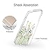 Unov Case Compaitble with iPhone 6s iPhone 6 Case Clear with Design Embossed Pattern Soft TPU Bumper Shock Absorption Slim Protective 4.7 inch (Flower Bouquet)