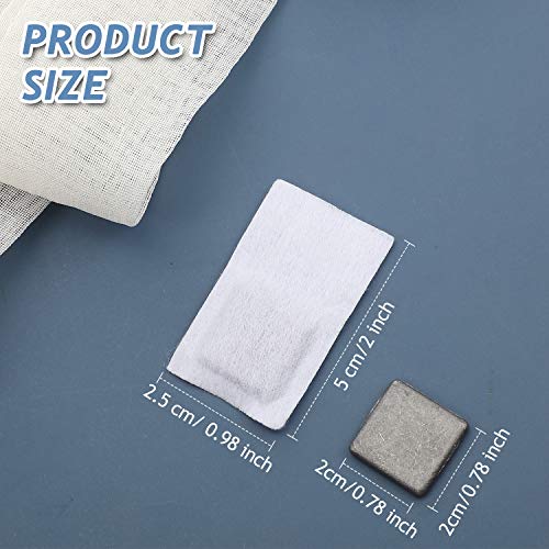 12 Pieces Lead Drapery Weights Covered Drapery Weights Square Vinyl