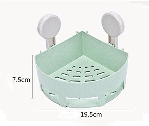 Plastic Suction Cup,Jessboy No Drilling Rack Holder Tray Premium Quality Bathroom Kitchen Corner Storage Rack Organizer Shower Shelf
