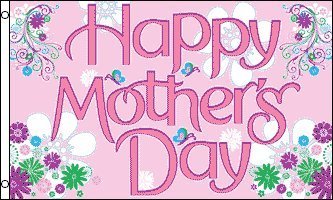 Amazon Com Happy Mothers Day Mothering Sunday Banner 5 X3 Flag