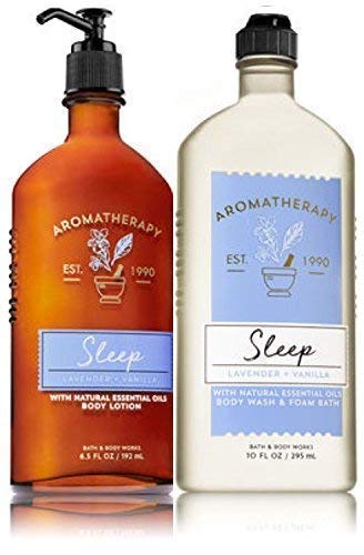 Bath Body Works Aromatherapy Sleep Lavender Vanilla Body Lotion 